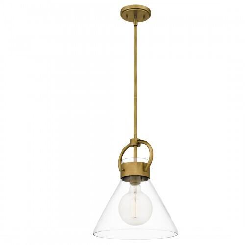 Quoizel WBS1512WS Webster Mini pendant 1 light weathered brass Mini Pendant