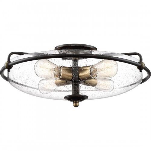 Quoizel GFC1621PN Griffin Flush mount 21"d palladian bronze Flush Mount