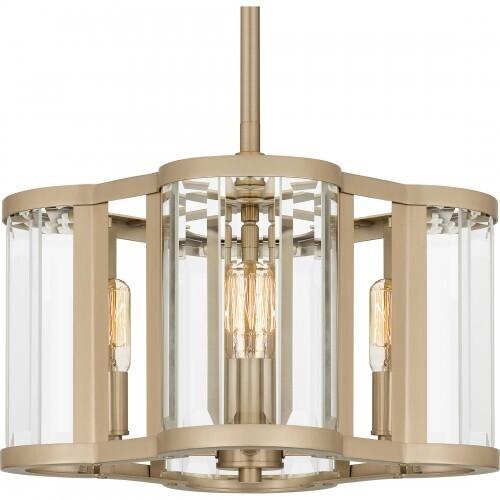 Quoizel QP6193BGD Quoizel Pendant Pendant 4 lights bronze gold Pendant