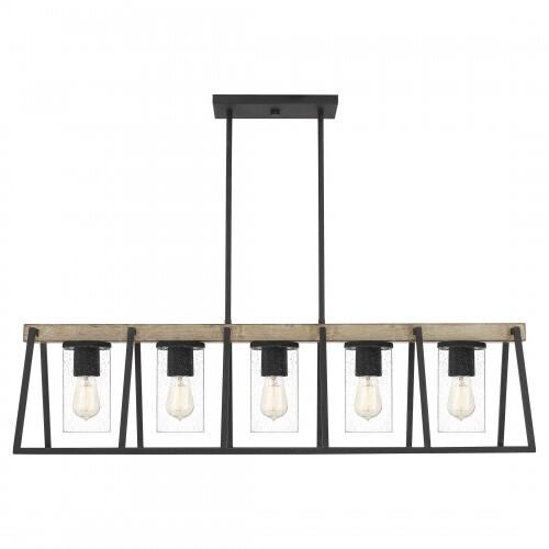 Quoizel BRT3542GK Brockton Outdoor chandelier 5 lights grey ash Island Light