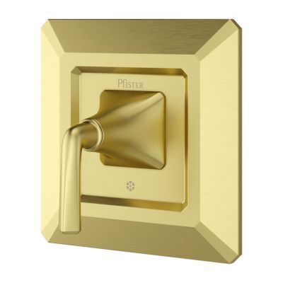 Pfister Brushed Gold Park Avenue Valve, Trim Only R89-1FEBG