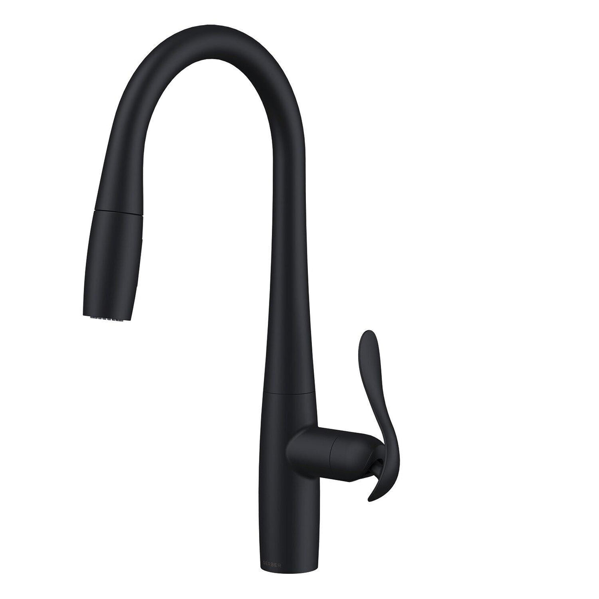 Gerber D454012BS Selene Single Handle Pull-down Kitchen Faucet - Satin Black