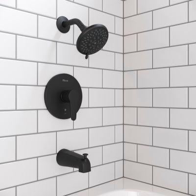 Pfister Matte Black 1-handle Tub & Shower Trim R89-070B