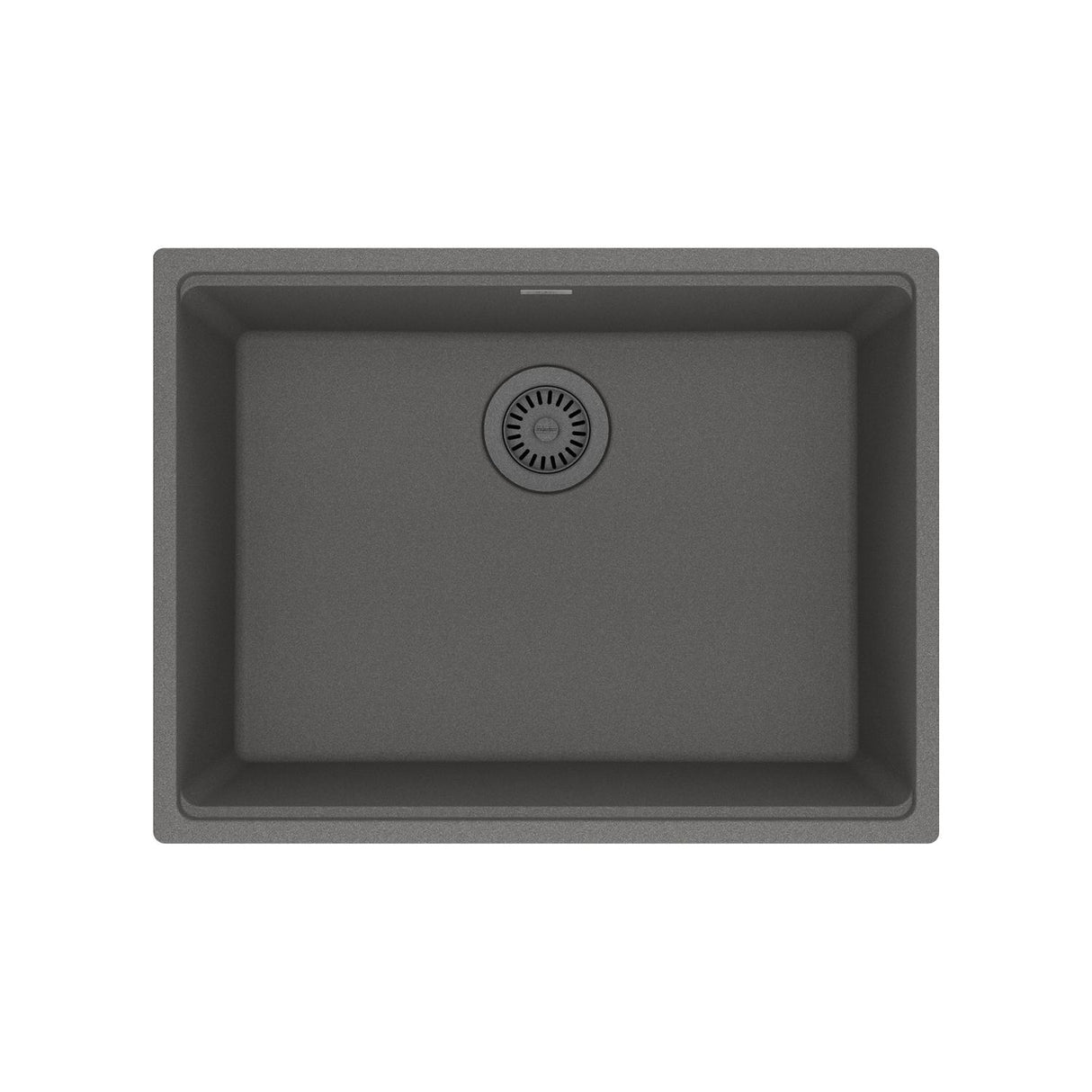 FRANKE MAG11023-SHG Maris Undermount 25-in x 18.94-in Granite Single Bowl Kitchen Sink in Stone Grey In Stone Grey