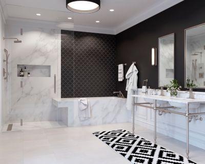 Brushed Nickel Park Avenue Single Control, Centerset Bath Faucet LG42-FE0K