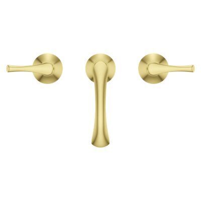 Pfister Brushed Gold 2-handle 8" Widespread Bathroom Faucet LG49-RH3BG