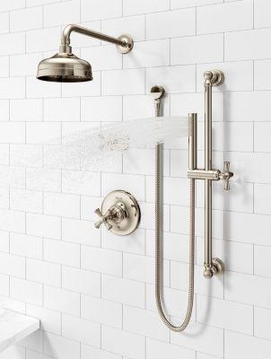 Pfister Polished Nickel Tisbury 1-handle Tub & Shower, Trim Only LG89-8TBD