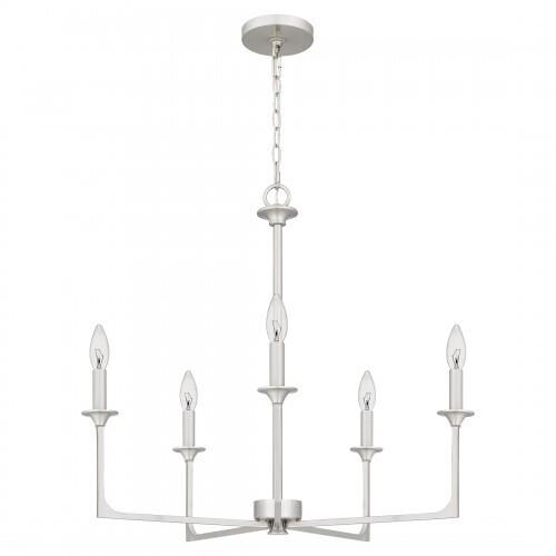 Quoizel PRC5026BN Prescott Chandelier 5 lights brushed nickel Chandelier