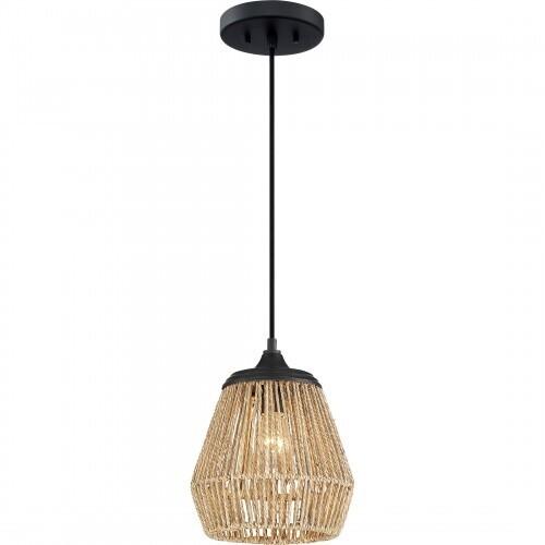 Quoizel RMI1509EK Romain Mini pendant 1 light earth black Mini Pendant