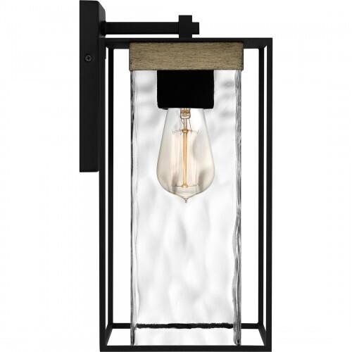 Quoizel LWD8407MBK Longwood Outdoor wall 1 light matte black Outdoor Lantern