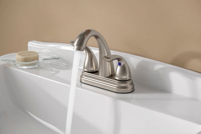 Pfister Brushed Nickel Pfirst Series Centerset Bath Faucet LG148-700K