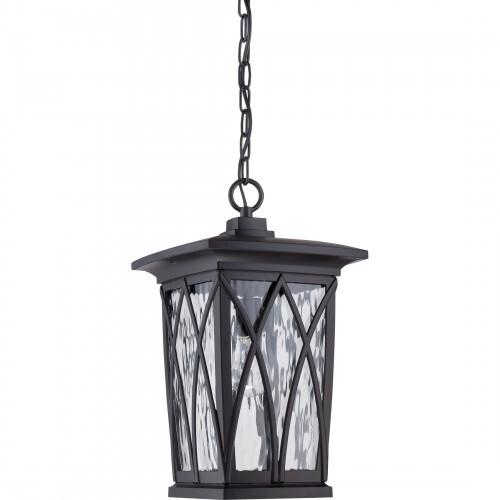 Quoizel GVR1910K Grover Outdoor hanging mystic black Outdoor Lantern