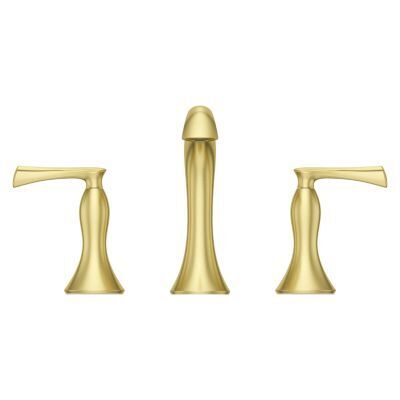 Pfister Brushed Gold 2-handle 8" Widespread Bathroom Faucet LG49-RH3BG
