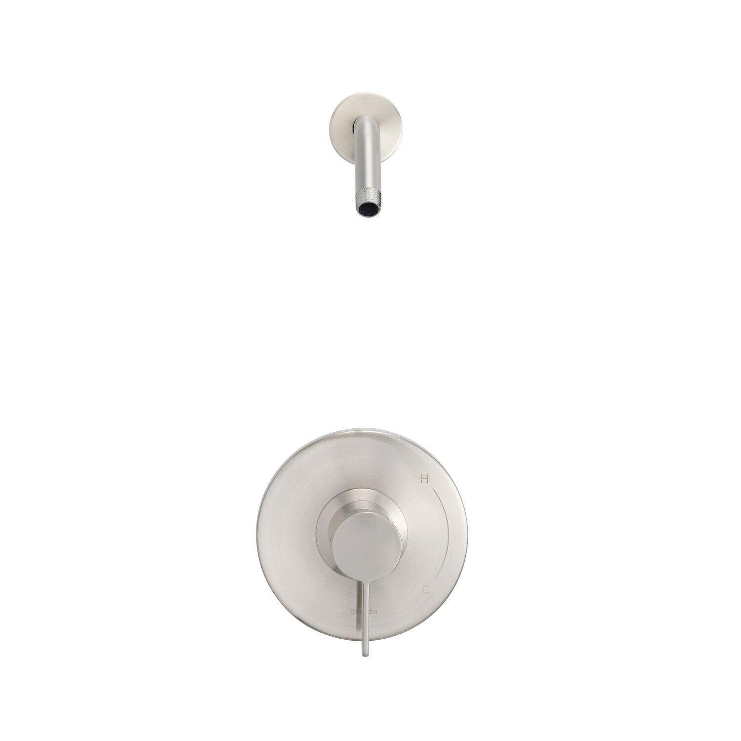 Gerber D520530LSBNTC Brushed Nickel Amalfi Shower-only Trim Kit, Without Showerhead