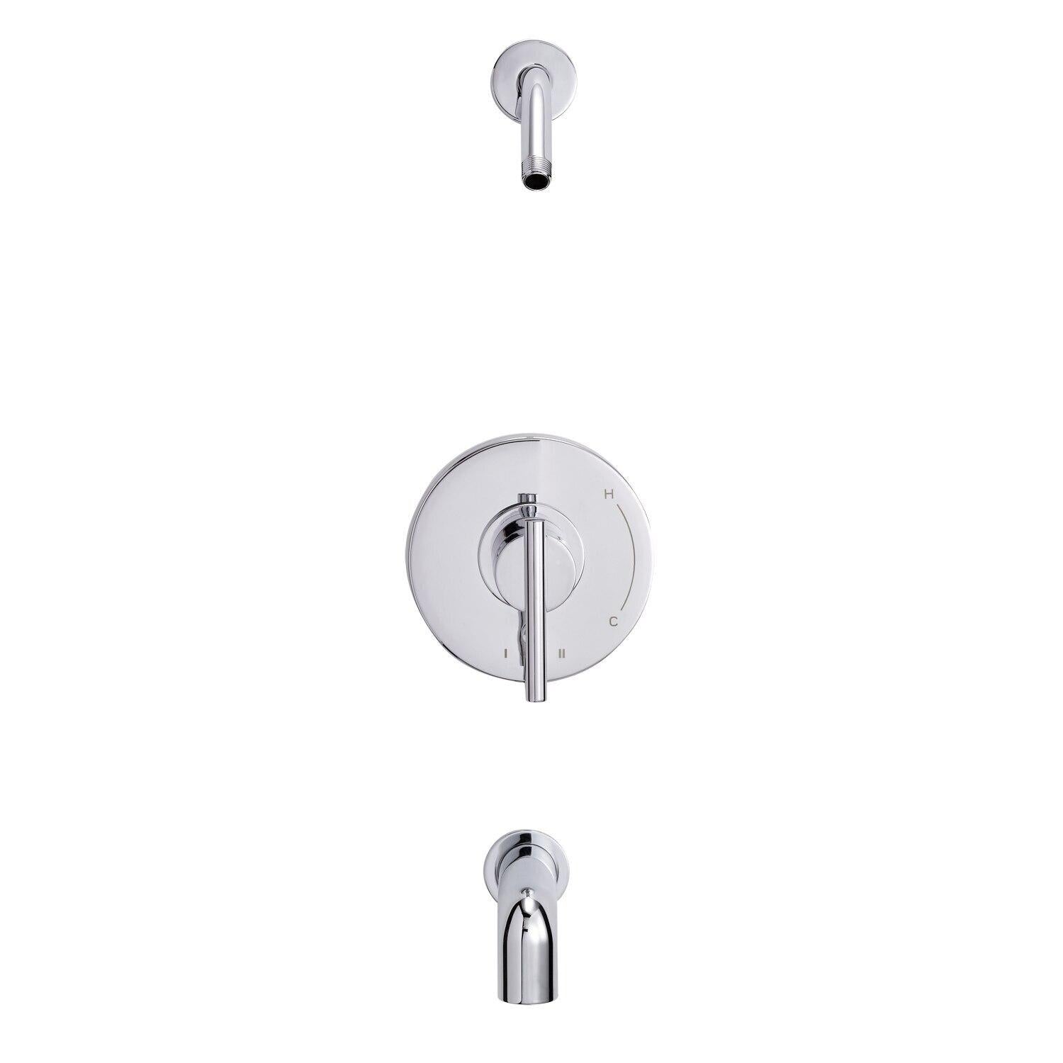 Gerber D510058LSBNTC Brushed Nickel Parma Tub & Shower Trim Kit, Without Showerhead