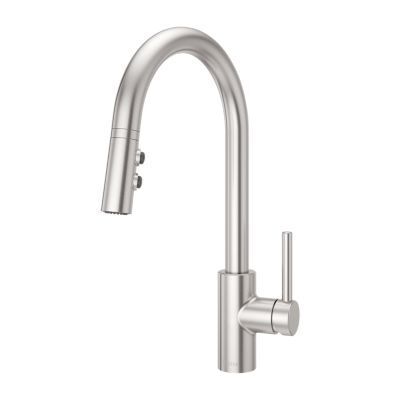 Pfister Stainless Steel Stellen 1-handle Pull Down Kitchen Faucet LG529-SAS