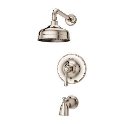 Pfister Polished Nickel Tisbury 1-handle Tub & Shower, Trim Only LG89-8TBD