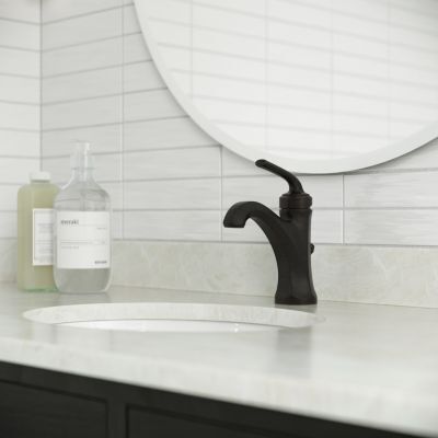 Pfister Tuscan Bronze Arterra Single Control Lavatory Faucet LG42-DE0Y