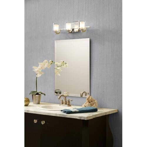 Quoizel KLT8603CLED Kolt Led bath fixture 3 light polished chrome Bath Light