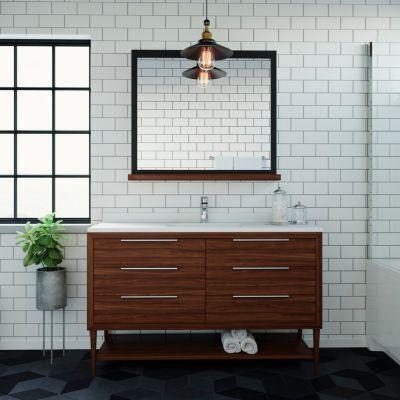 Pfister Polished Chrome Pfirst Modern Single Control Bath Faucet LG142-0600