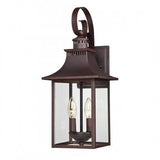 Quoizel CCR8408CU Chancellor Outdoor wall lantern 8" copper bronze Outdoor Lantern