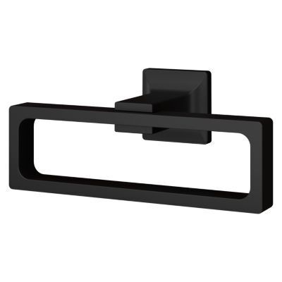 Pfister Matte Black Towel Ring BRB-VRVB