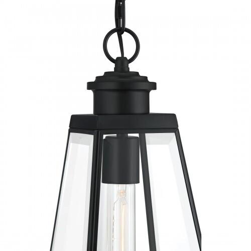 Quoizel PAX1907MBK Paxton Outdoor hanging 1 light matte black Outdoor Lantern