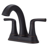 Pfister Tuscan Bronze 2-handle 4" Centerset Bathroom Faucet