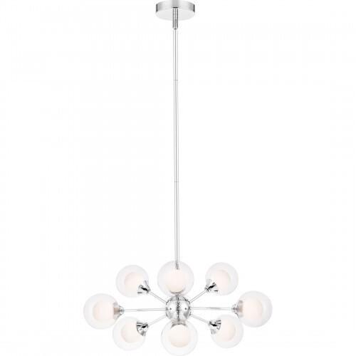 Quoizel PCSB5009C Spellbound 9 light chandelier chrome Chandelier
