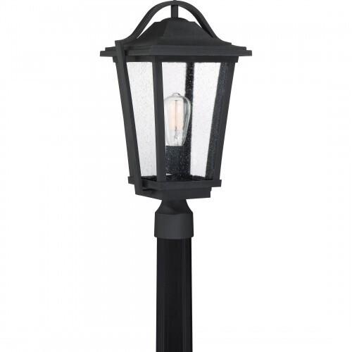 Quoizel DRS9011EK Darius Outdoor post 1 light earth black Outdoor Lantern