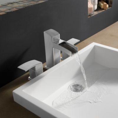 Pfister Polished Chrome Kenzo Widespread Bath Faucet LG49-DF0C
