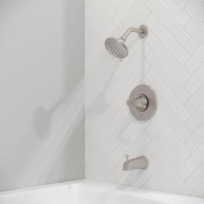 Pfister Spot Defense Brushed Nickel 1-handle Tub & Shower Faucet LG89-8WDGS