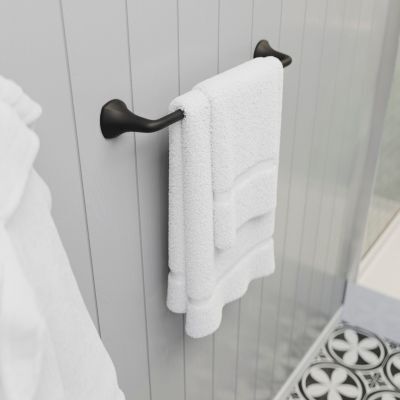 Pfister Matte Black 18" Towel Bar BTB-MCA1B