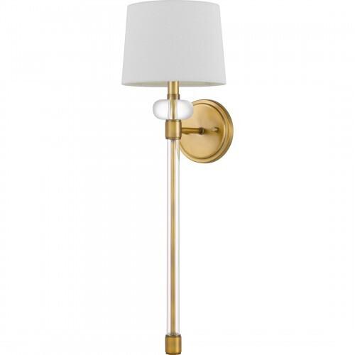 Quoizel QW4071WS Barbour Wall 1 light weathered brass Wall Sconce