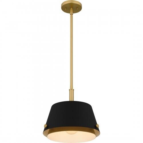 Quoizel QPP6163MBK Quoizel Piccolo Pendant Mid pendant 1 light matte black Mini Pendant
