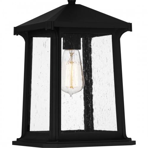Quoizel SAT1909MBK Satterfield Outdoor hanging 1 light matte black Outdoor Lantern