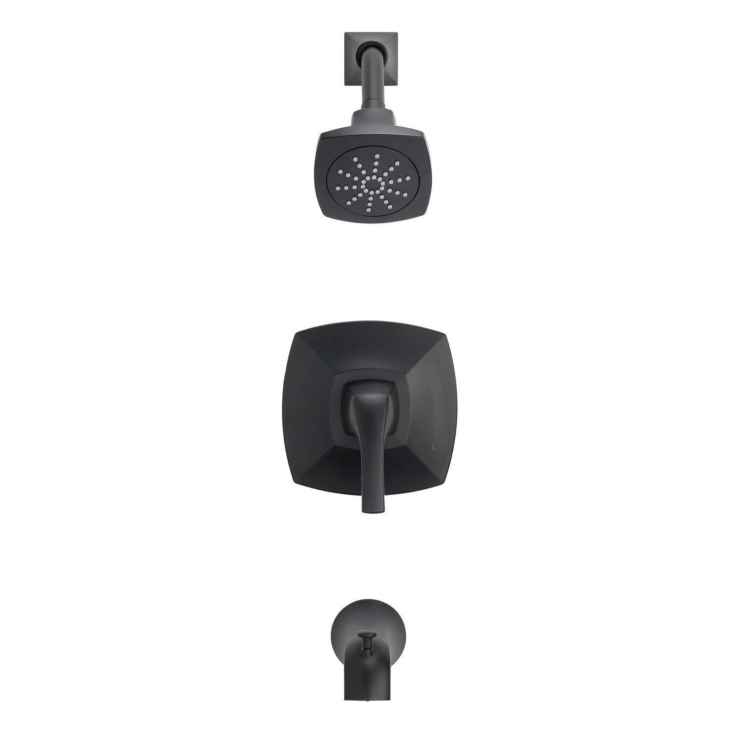 Gerber D501018BBTC Brushed Bronze Vaughn Tub & Shower Trim Kit, 1.75GPM