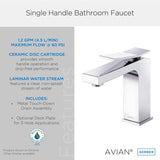 Gerber D225019 Chrome Avian Single Handle Lavatory Faucet