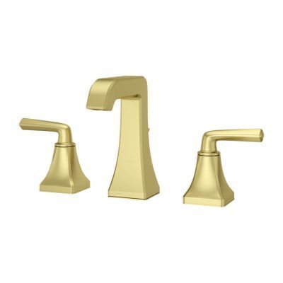 Pfister Brushed Gold Park Avenue Widespread Bath Faucet LG49-FE0BG