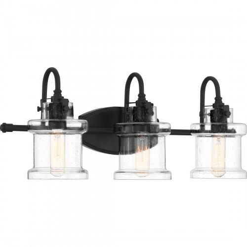 Quoizel DNY8603EK Danbury Bath 3 light earth black Bath Light