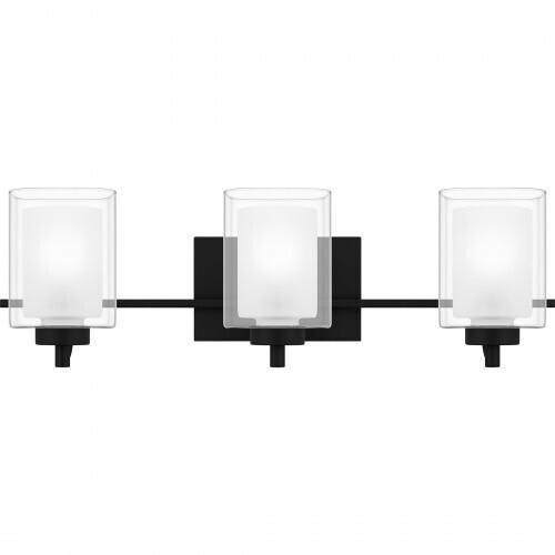 Quoizel KLT8903MBK Kolt Bath 3 lights matte black Bath Light