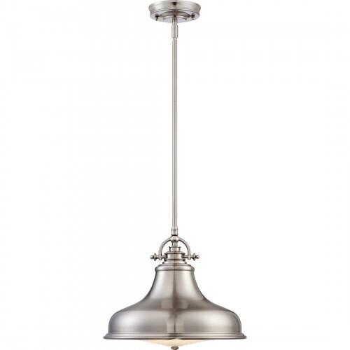 Quoizel ER1814BN Emery Pendant brsh nikl 1lt Pendant