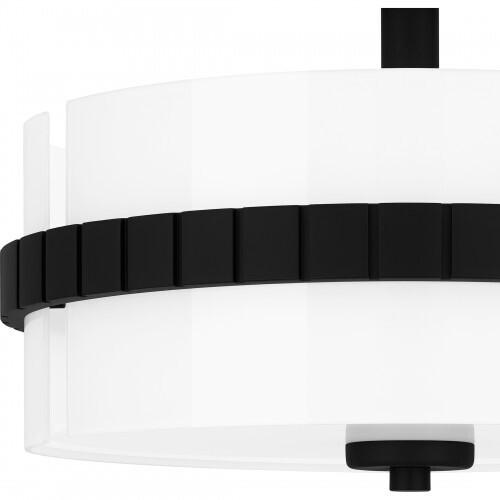 Quoizel QSF6195MBK Quoizel Semi-Flush Mount Semi flush 2 lights matte black Semi-Flush Mount