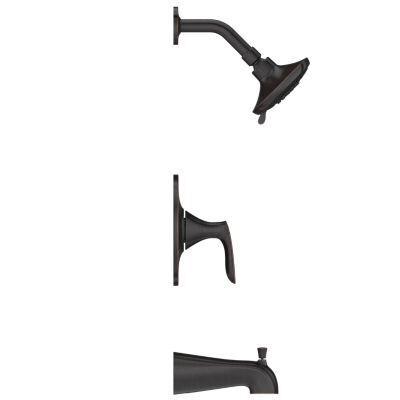 Pfister Tuscan Bronze Weller 1-handle Tub & Shower, Trim Only LG89-8WRY