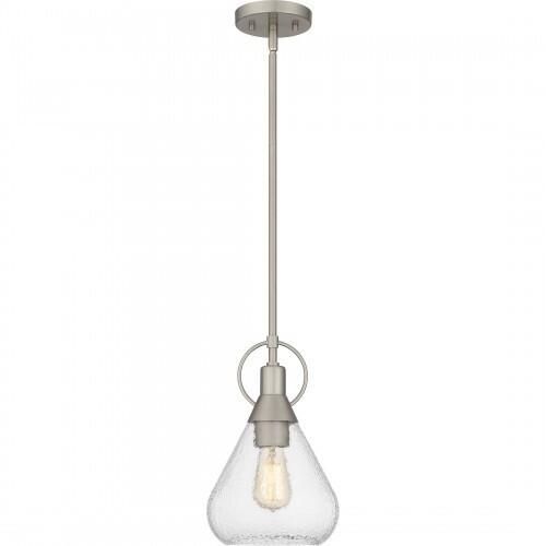 Quoizel QPP6187BN Quoizel Piccolo Pendant Mini pendant 1 light brushed nickel Mini Pendant