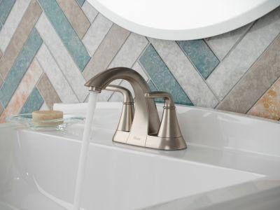 Pfister Brushed Nickel Pasadena Centerset Bath Faucet LF-048-PDKK
