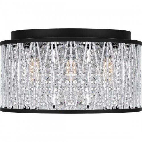 Quoizel PCCET1616MBK Celeste Flush mount 5 lights matte black. Flush Mount