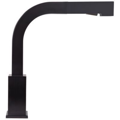 Pfister Black Arkitek 1-handle, Pull-out Kitchen Faucet LG534-LPMB