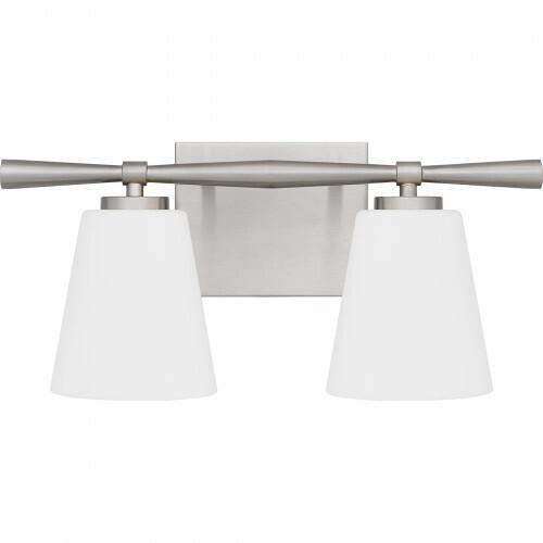 Quoizel BID8616BN Brindley Bath 2 lights brushed nickel Bath Light