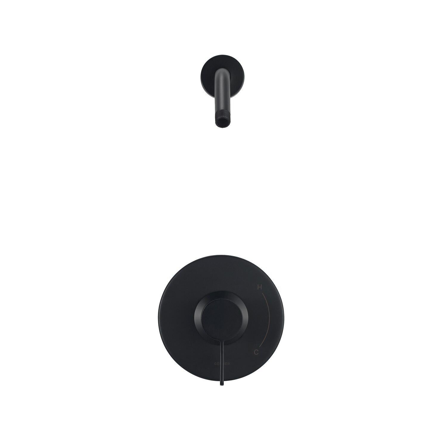 Gerber D520530LSBNTC Brushed Nickel Amalfi Shower-only Trim Kit, Without Showerhead